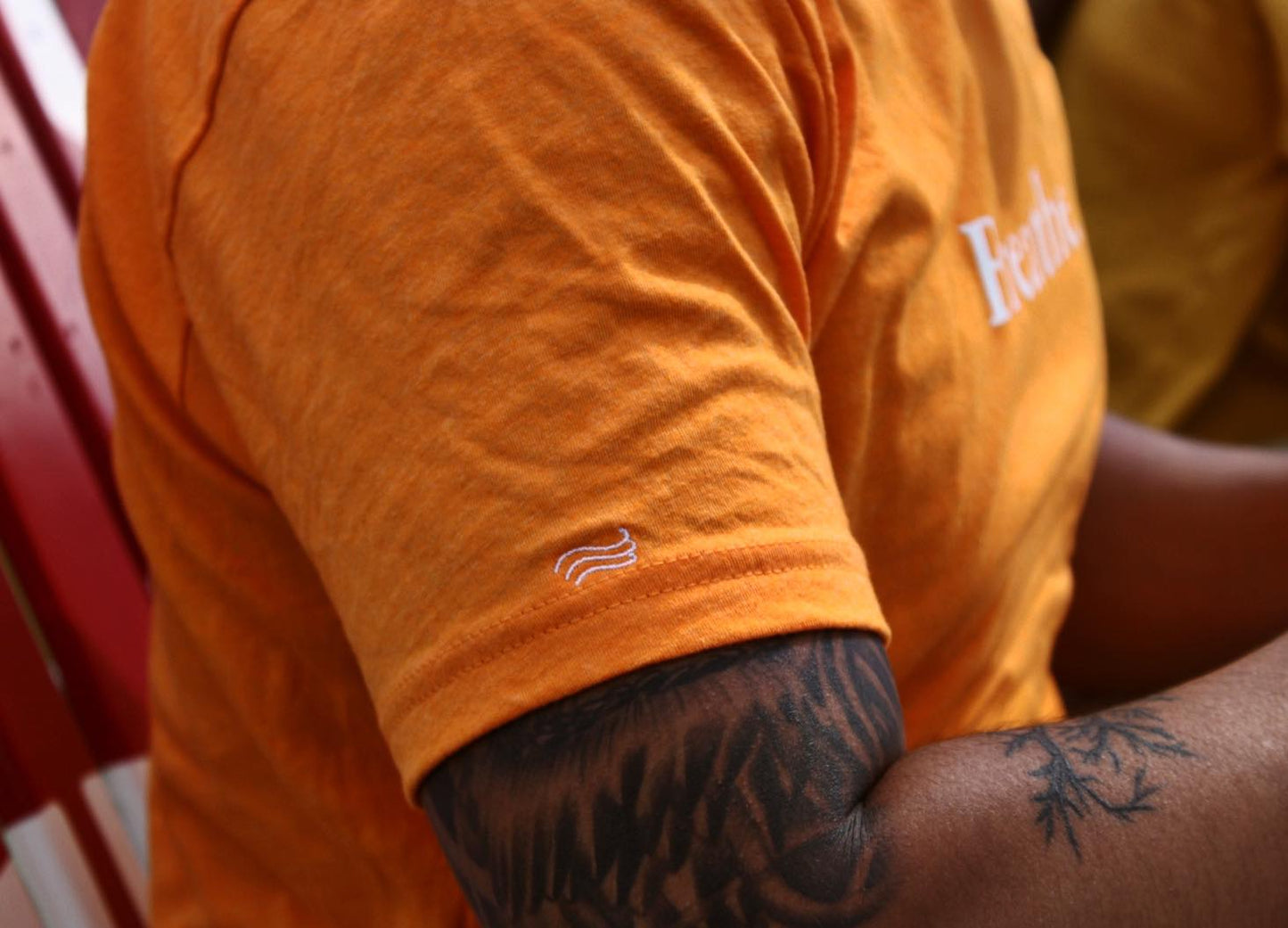 Breathe. Apparel - Orange Activewear T-Shirt