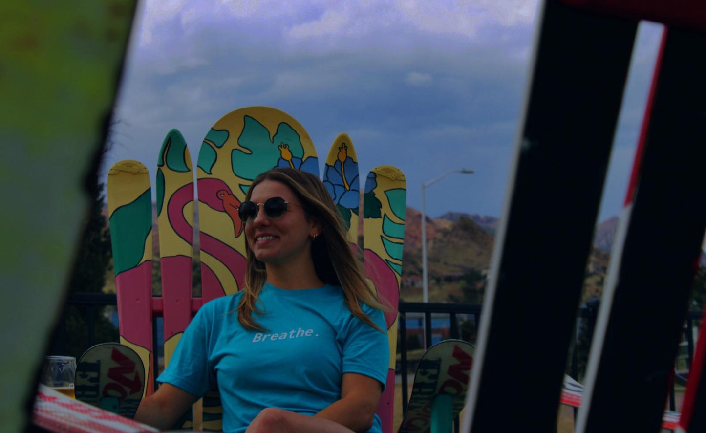 Breathe. Apparel - Turquoise Activewear T-Shirt