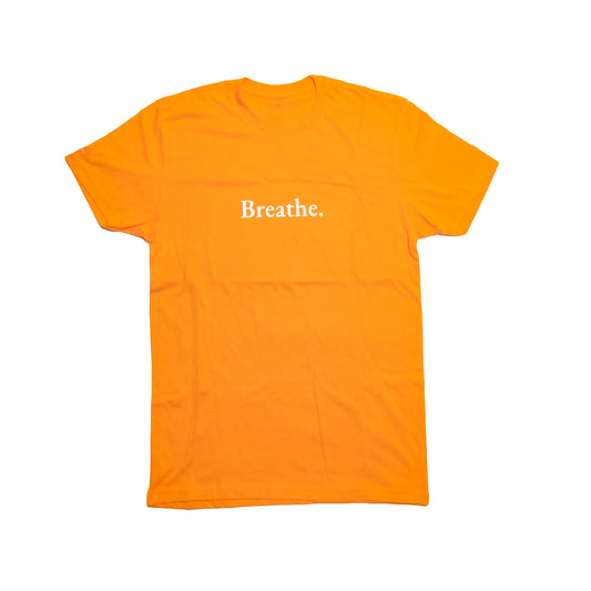 Breathe. Apparel - Orange Activewear T-Shirt